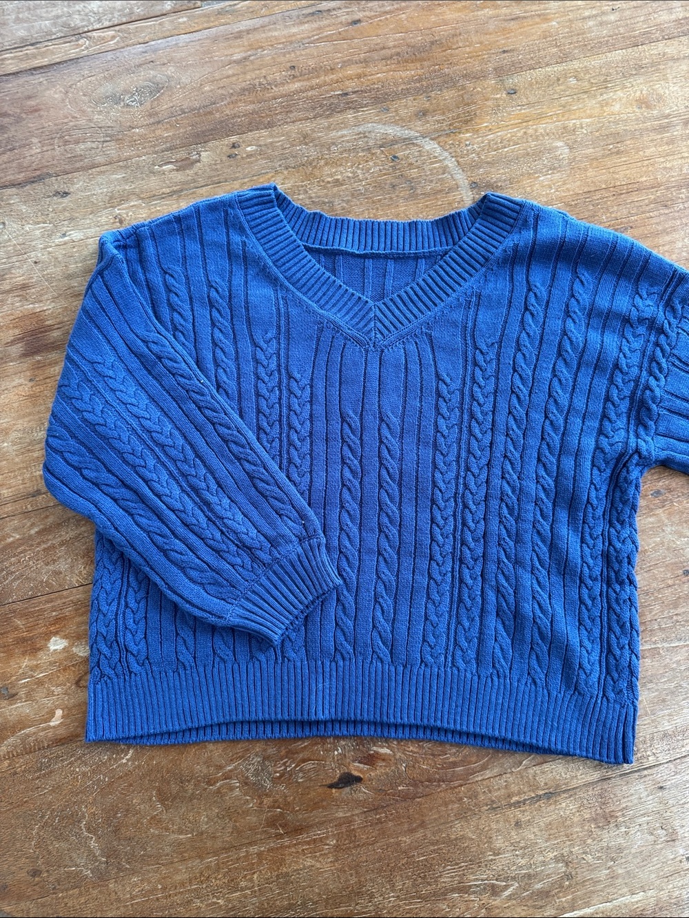 NWT navy blue Seahorse Celandine sweater from Anthropologie - large - Picture 3 of 9